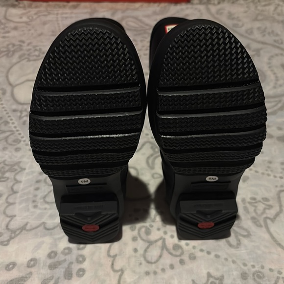 NEW Hunter Original Short Boot Rubber Rain Black Size 9